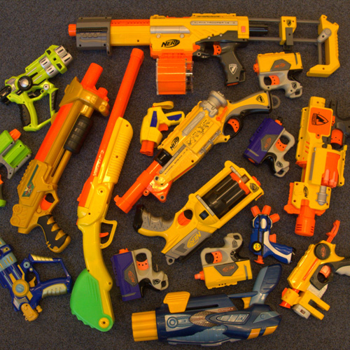 Une petite bataille de Nerf ?